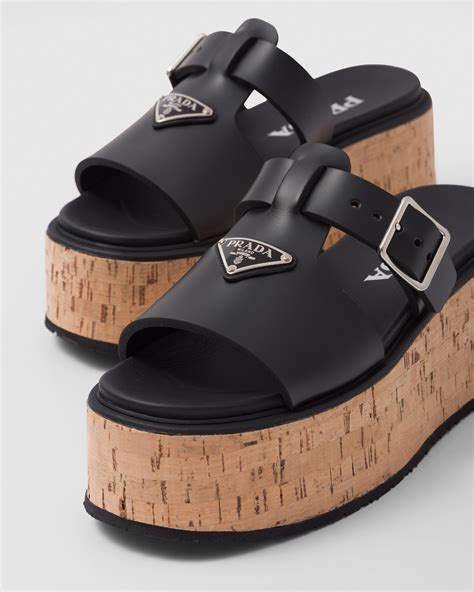 Prada platform sandals outlet